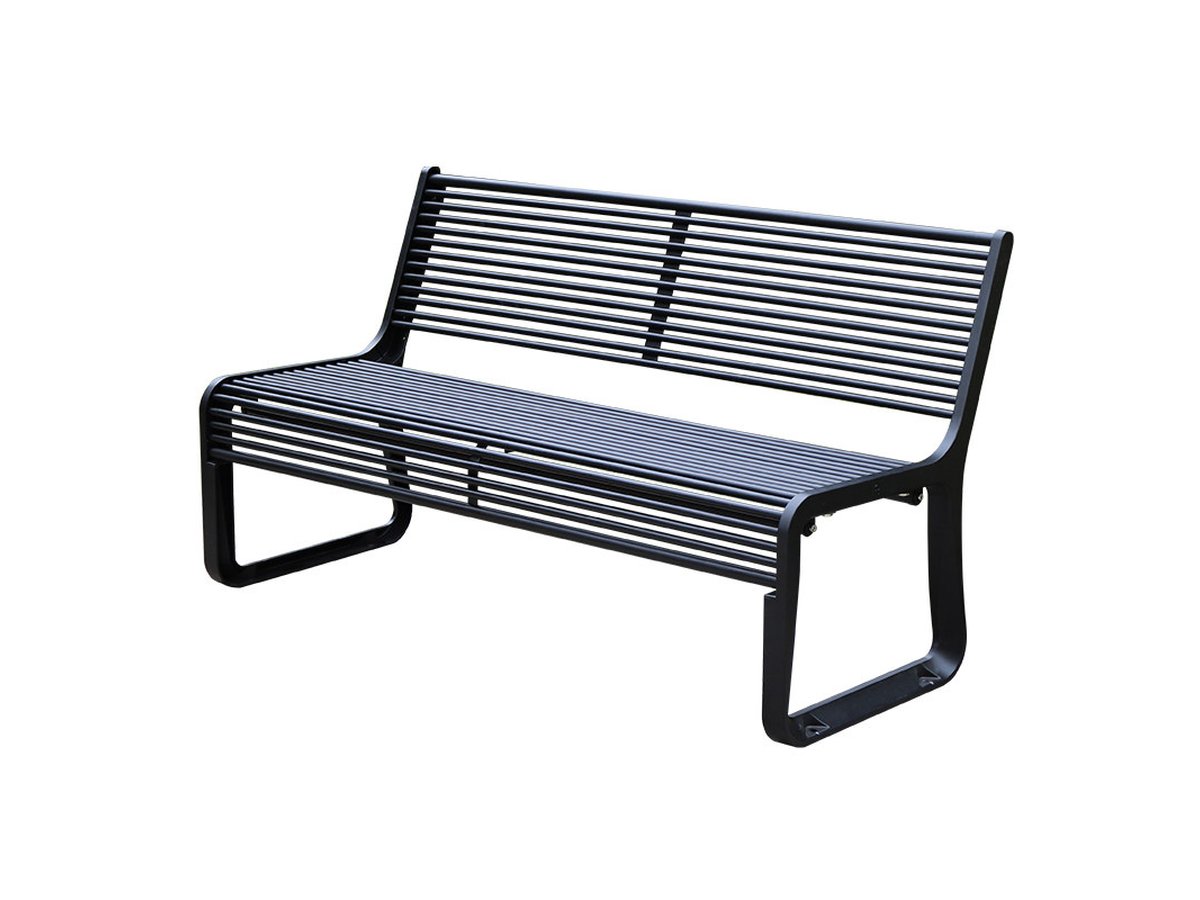 Steel Slat Bench