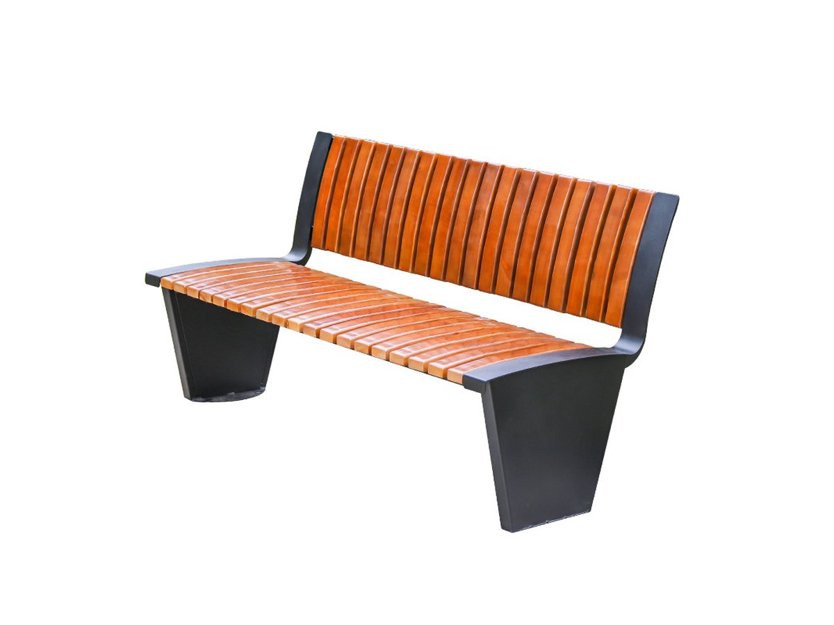 Contour Slat Bench