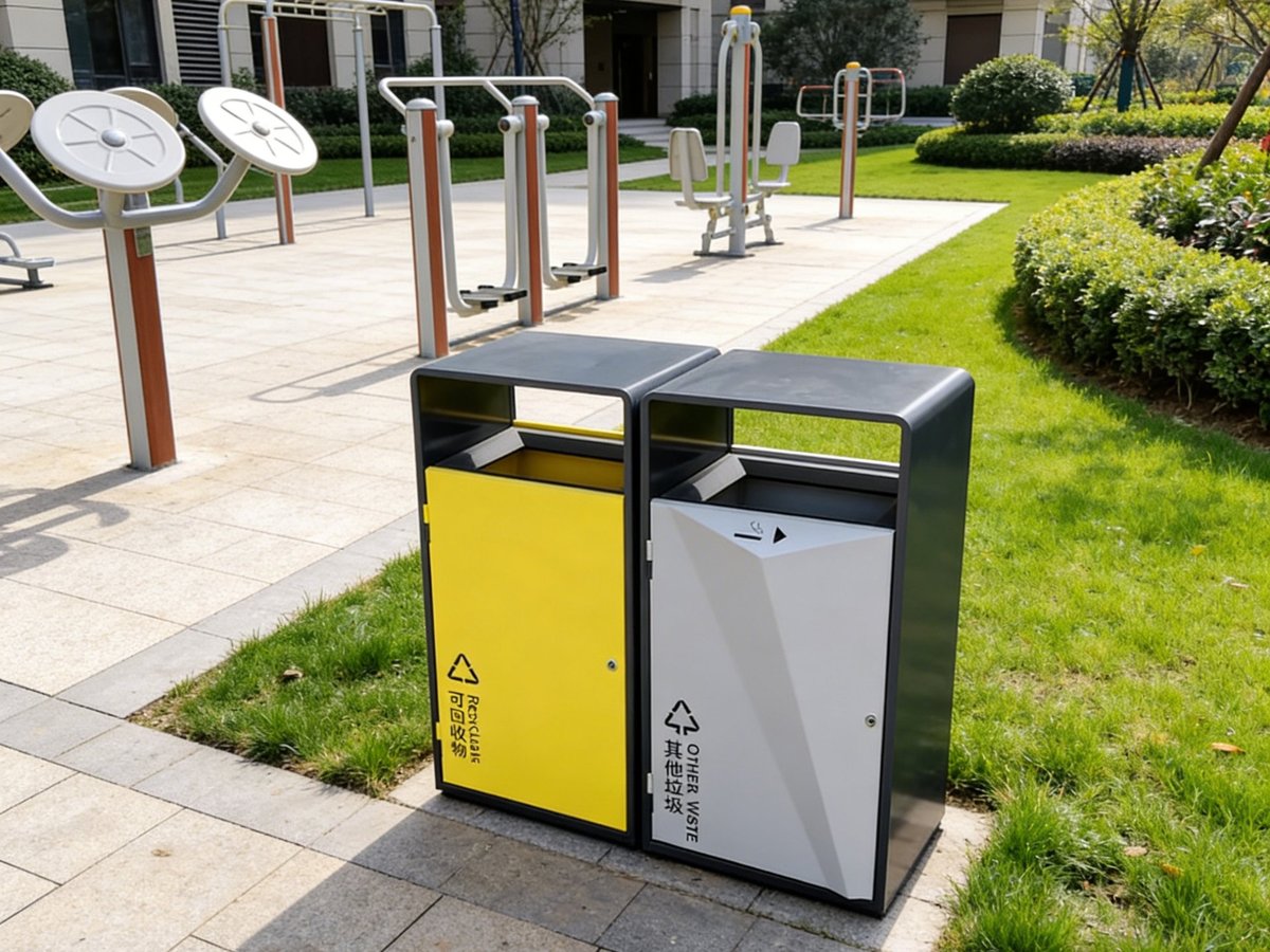 Duotone Classified Litter Bin