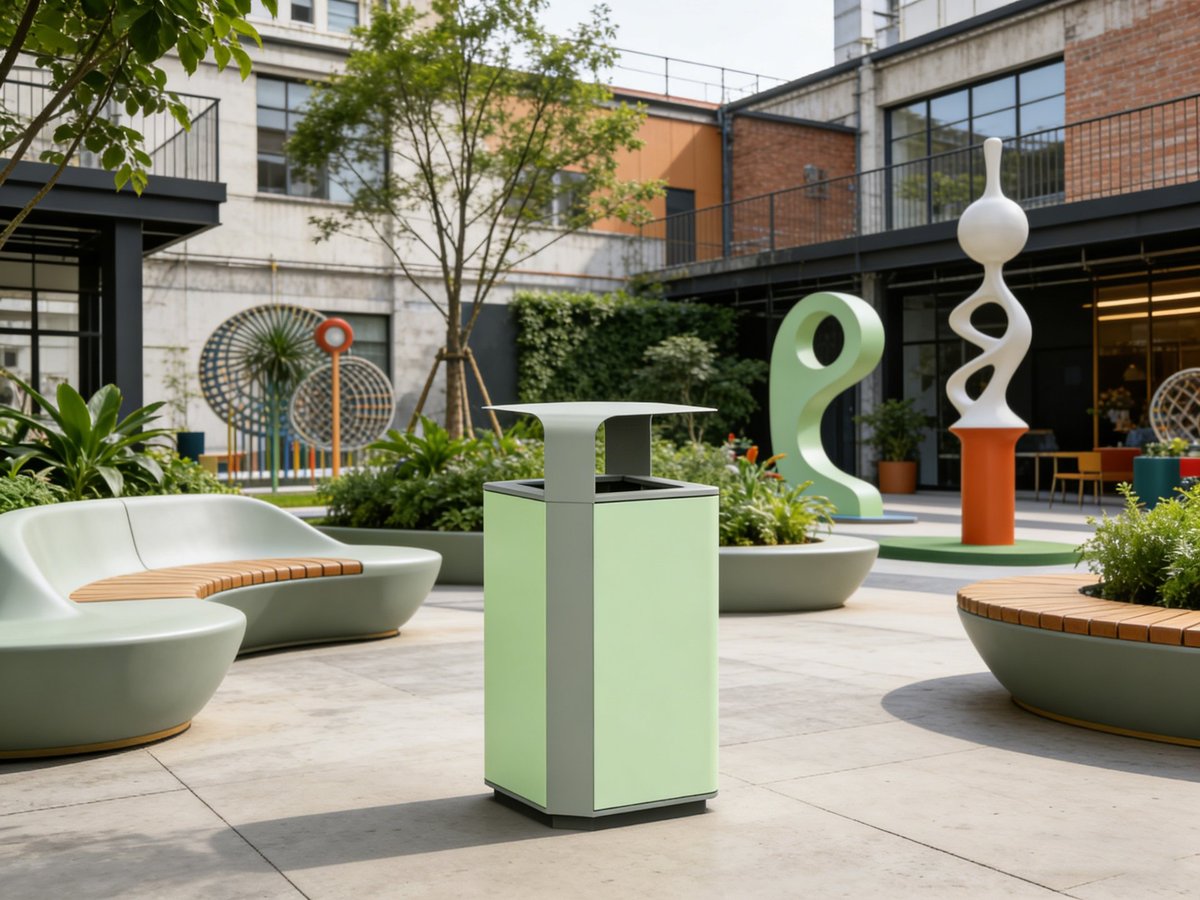 Meadow Square Canopy Bin
