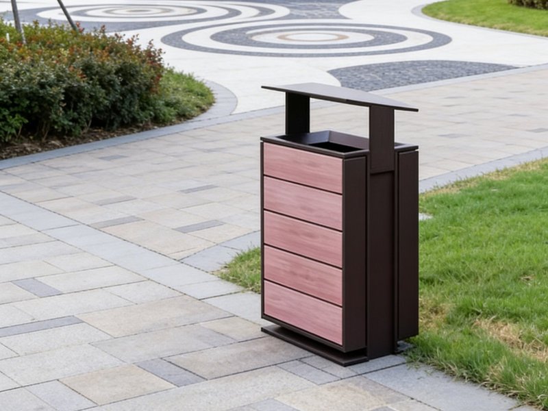 Outdoor trash bins