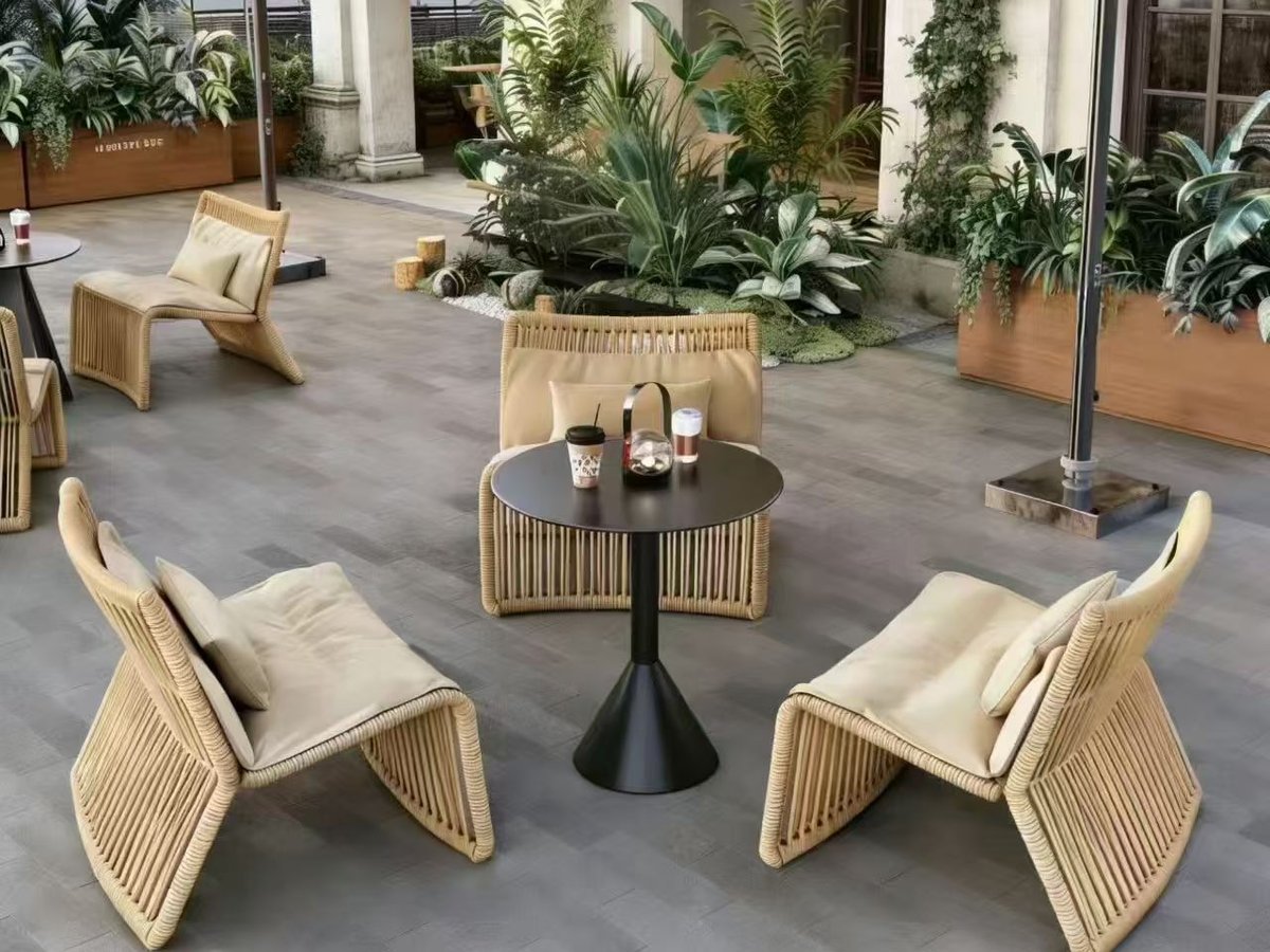 Rope Lounge Chair Set