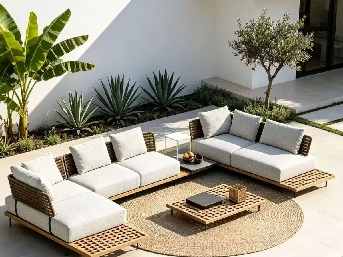 Poolside Sectional Sofa Set