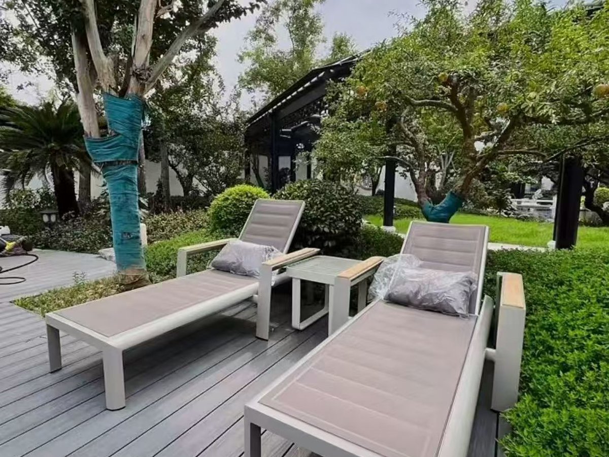 Aluminum Sun Lounger Set
