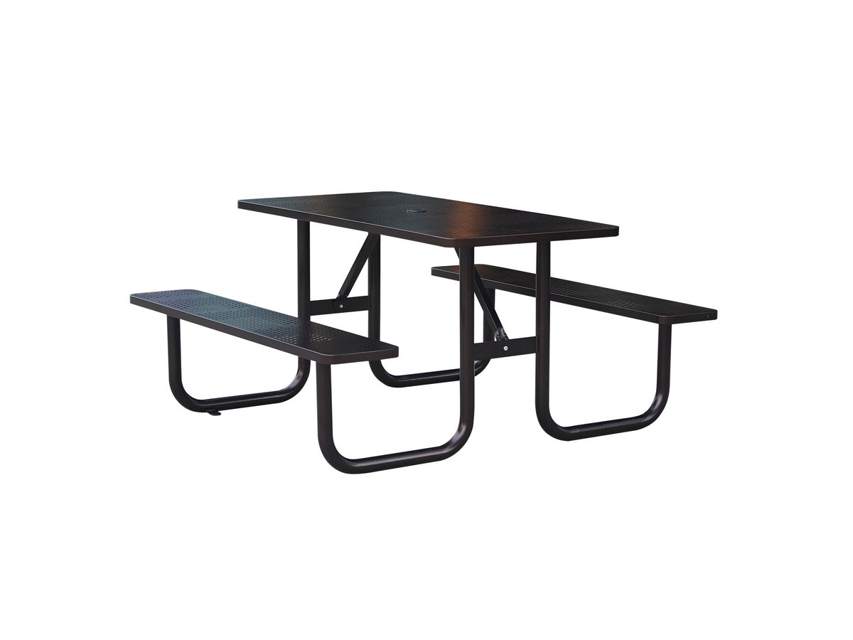 Perforated Steel Picnic Table